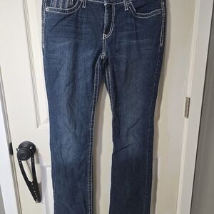 Cinch Women's Dark Blue Boot Cut Jeans